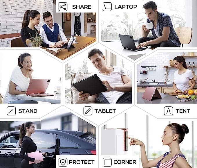 صفحهکلید لمسی آیپد typecase Touch iPad Keyboard Case with Trackpad — تصویر ۶