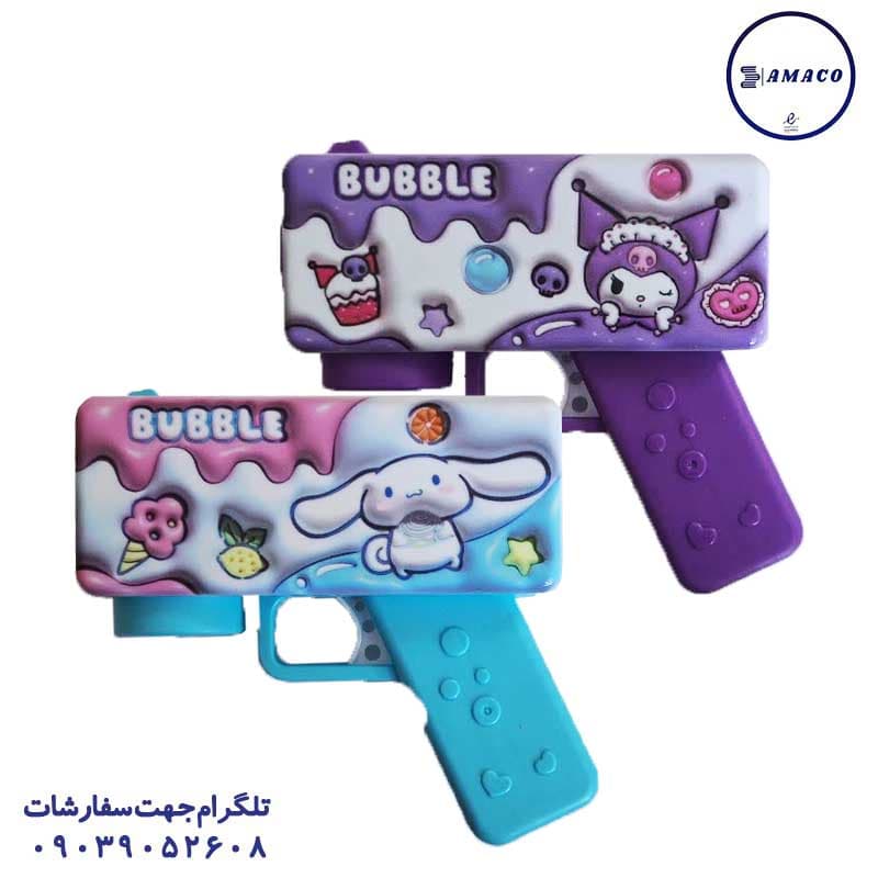 تفنگ حباب ساز طرح کرومی و کیتی کد 673 — تصویر ۲