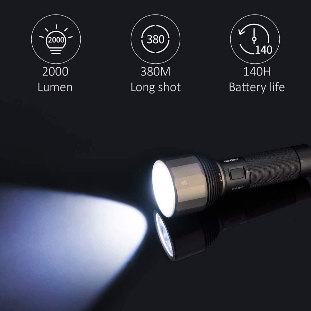 چراغ قوه شیائومی مدل NexTool 2000LM Flashlight NE0126 — تصویر ۴