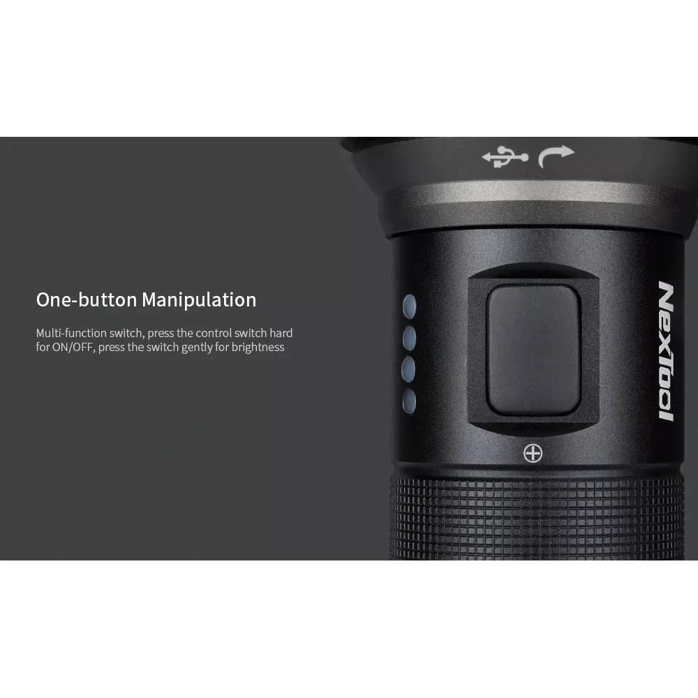 چراغ قوه شیائومی مدل NexTool 2000LM Flashlight NE0126 — تصویر ۷