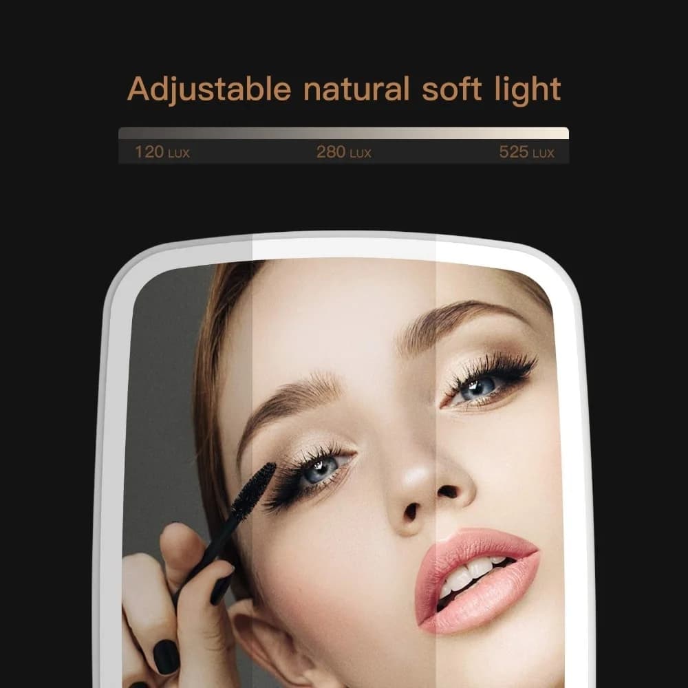 آينه آرايش سه رنگ شیائومی مدل Jordan & Judy Led Lighter Makeup Mirror Tri-Colour NV505 — تصویر ۵