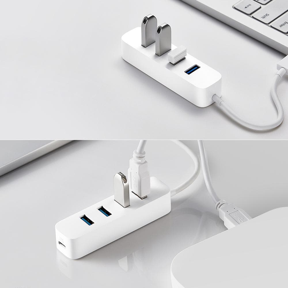 هاب 4 پورت یو اس بی شیائومی مدل Xiaomi 4 Ports USB 3 Hub XMFXQ01QM — تصویر ۷