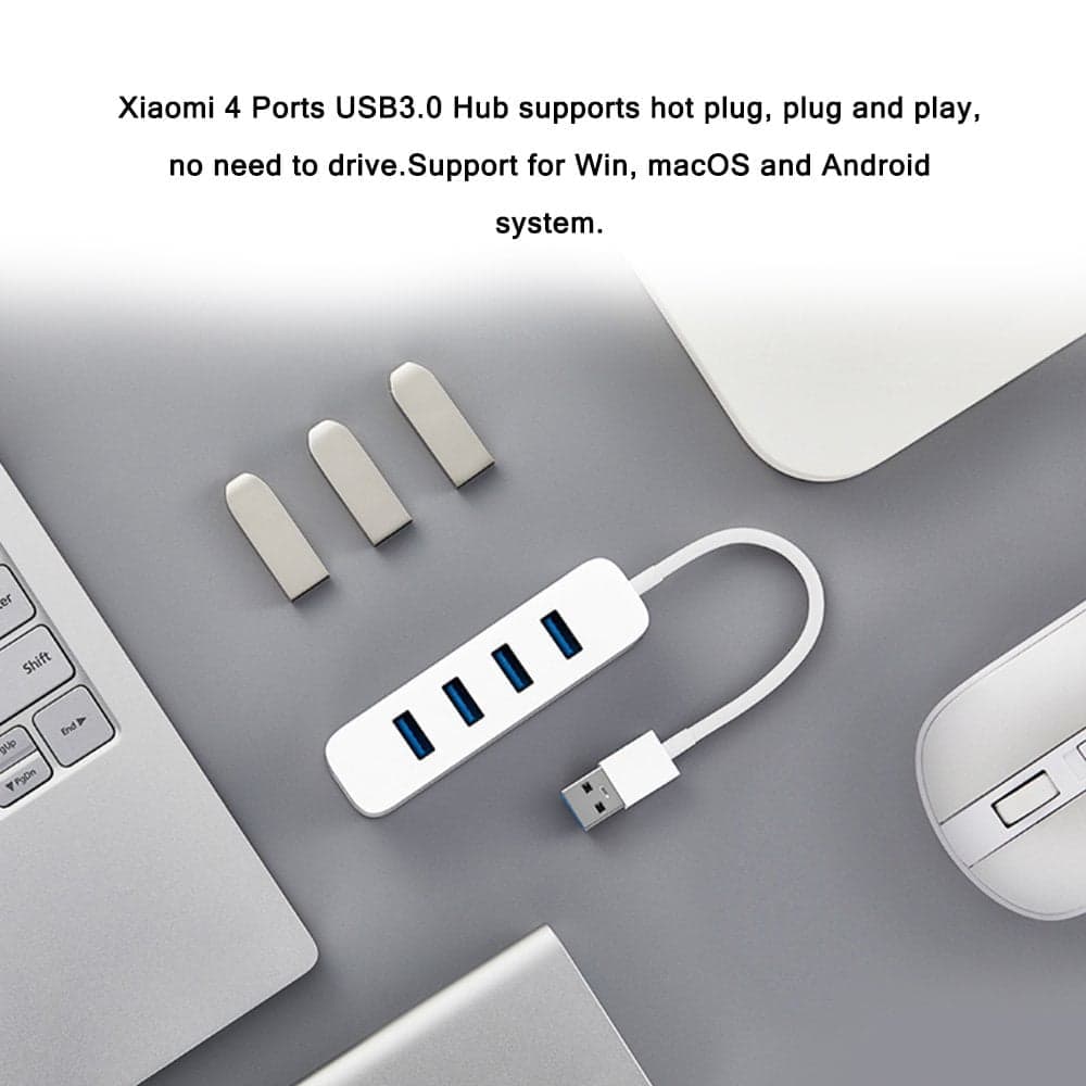 هاب 4 پورت یو اس بی شیائومی مدل Xiaomi 4 Ports USB 3 Hub XMFXQ01QM — تصویر ۵