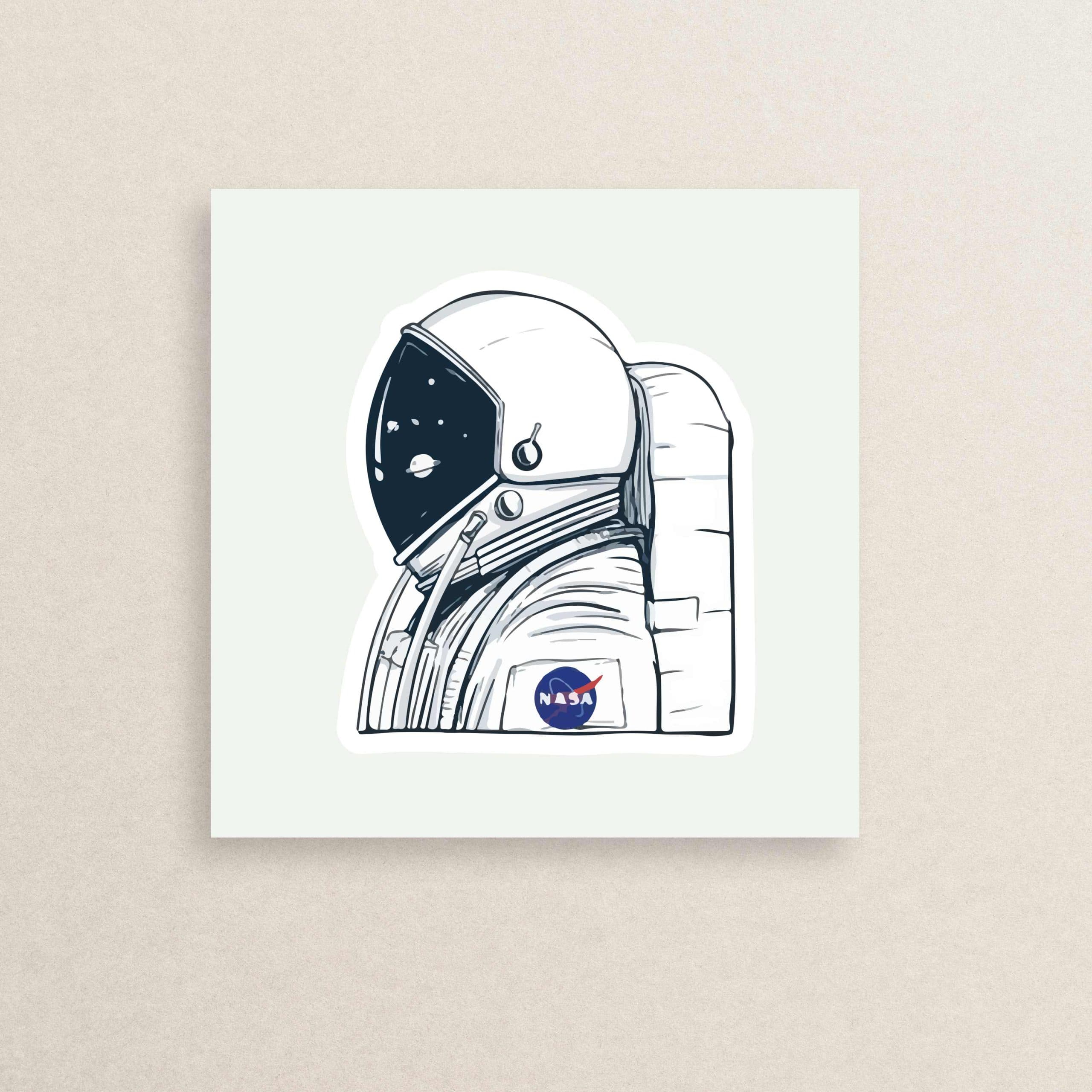 استیکر فضایی – فضانورد 34 | 34 Space – astronaut Sticker