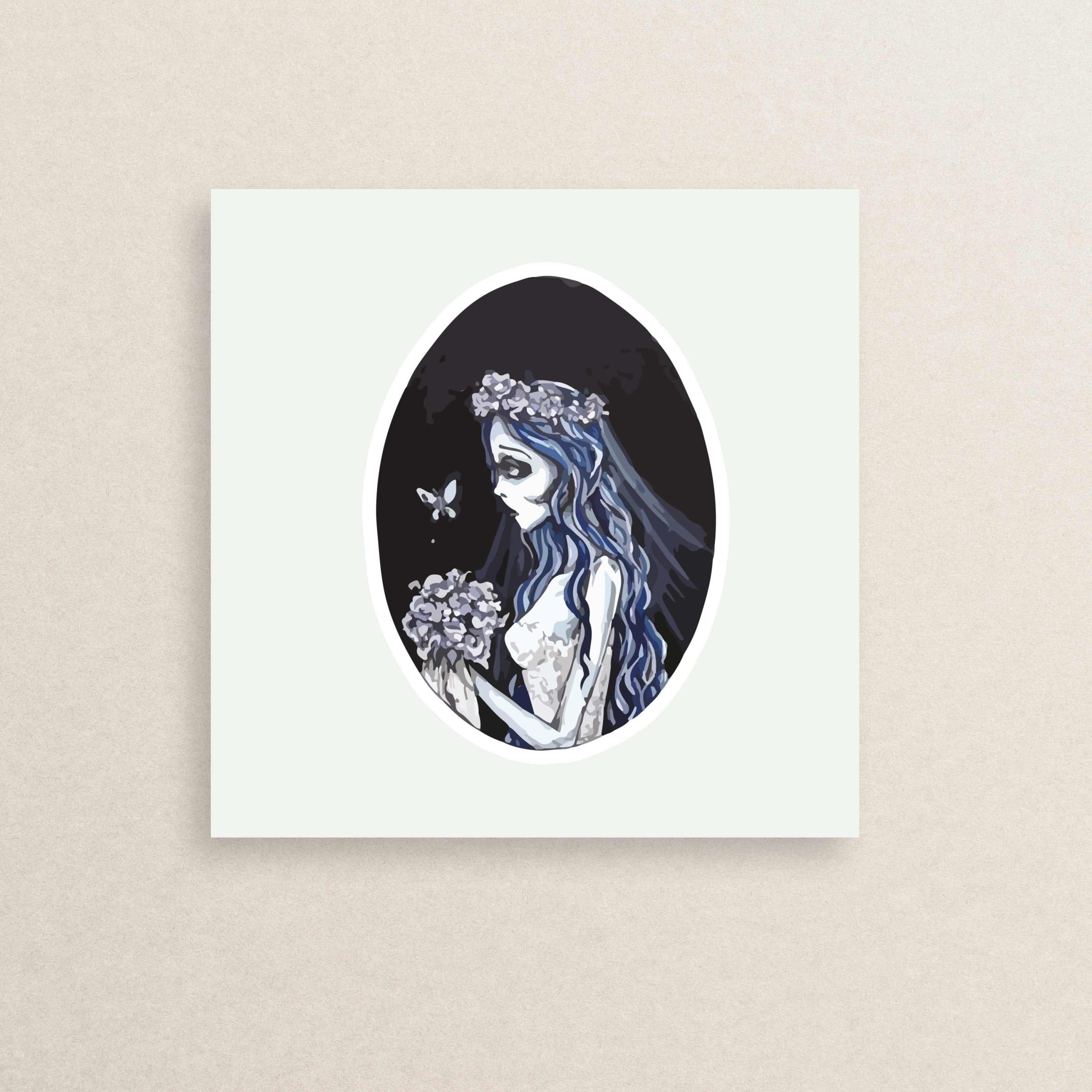 استیکر انیمیشن عروس مرده 01 | Corpse Bride sticker 01