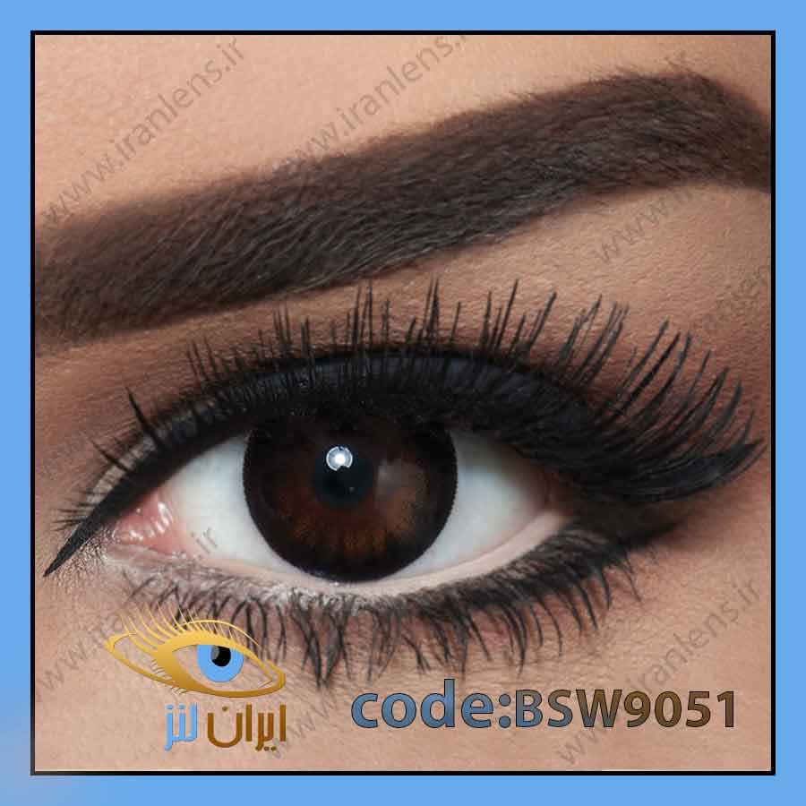 لنز طبی رنگی اسنو وایت بلک فصلی کد BSW9051