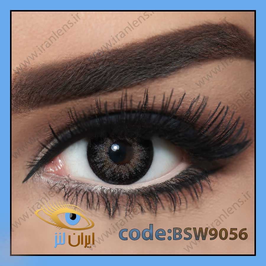 لنز رنگی اسنو وایت ساتین گری فصلی کد BSW9056