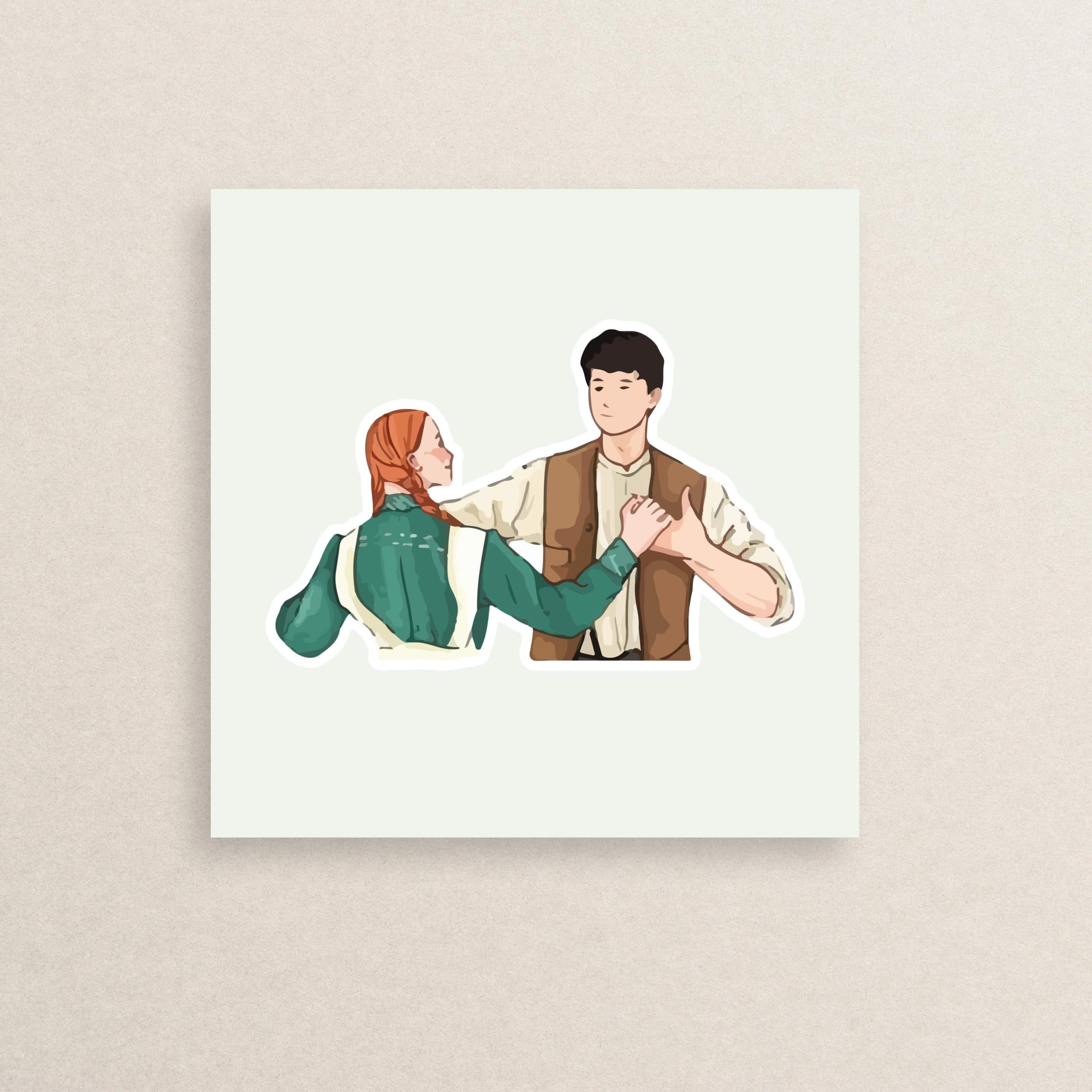 استیکر آنشرلی 08 | Anne Shirley sticker 08