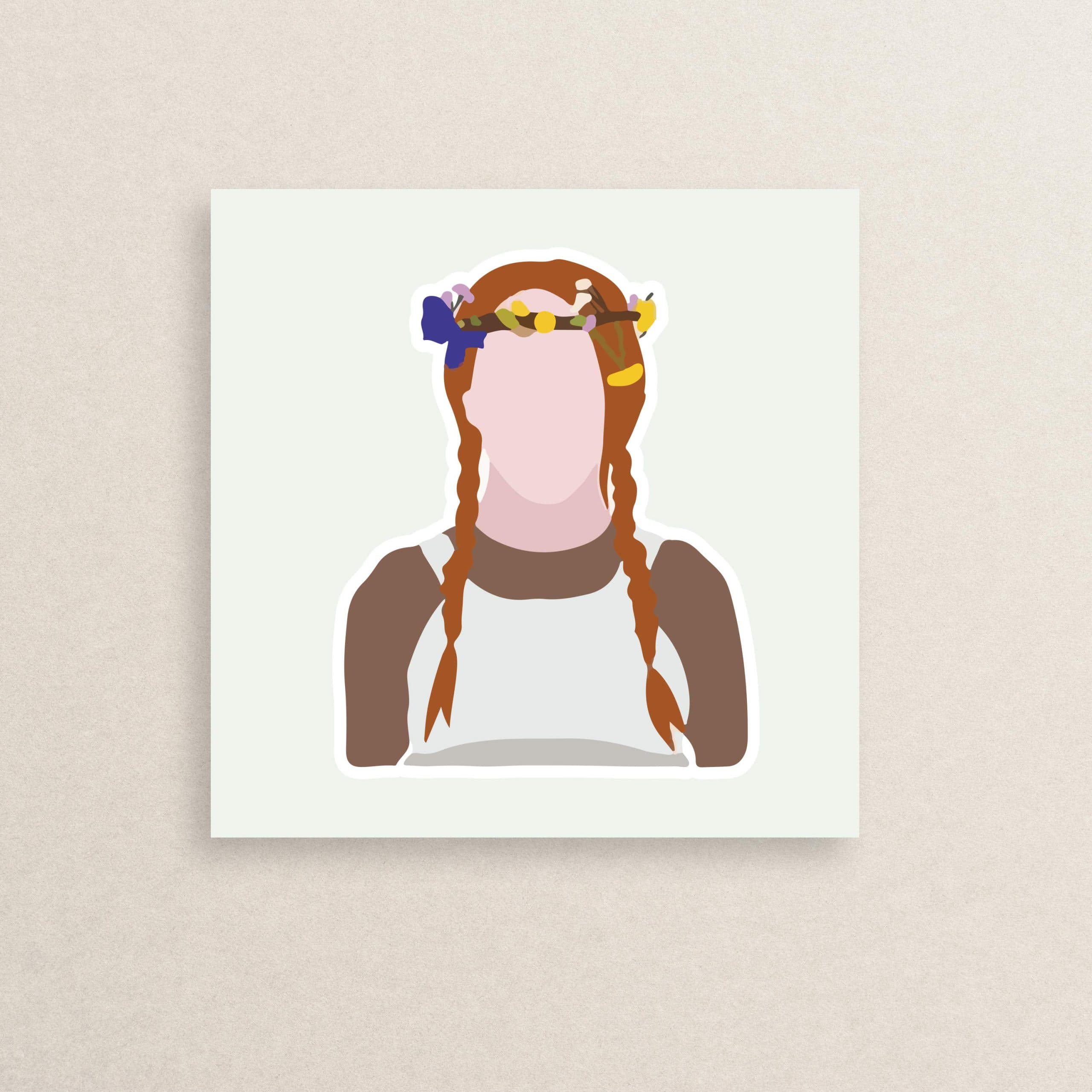 استیکر آنشرلی 05 | Anne Shirley sticker 05
