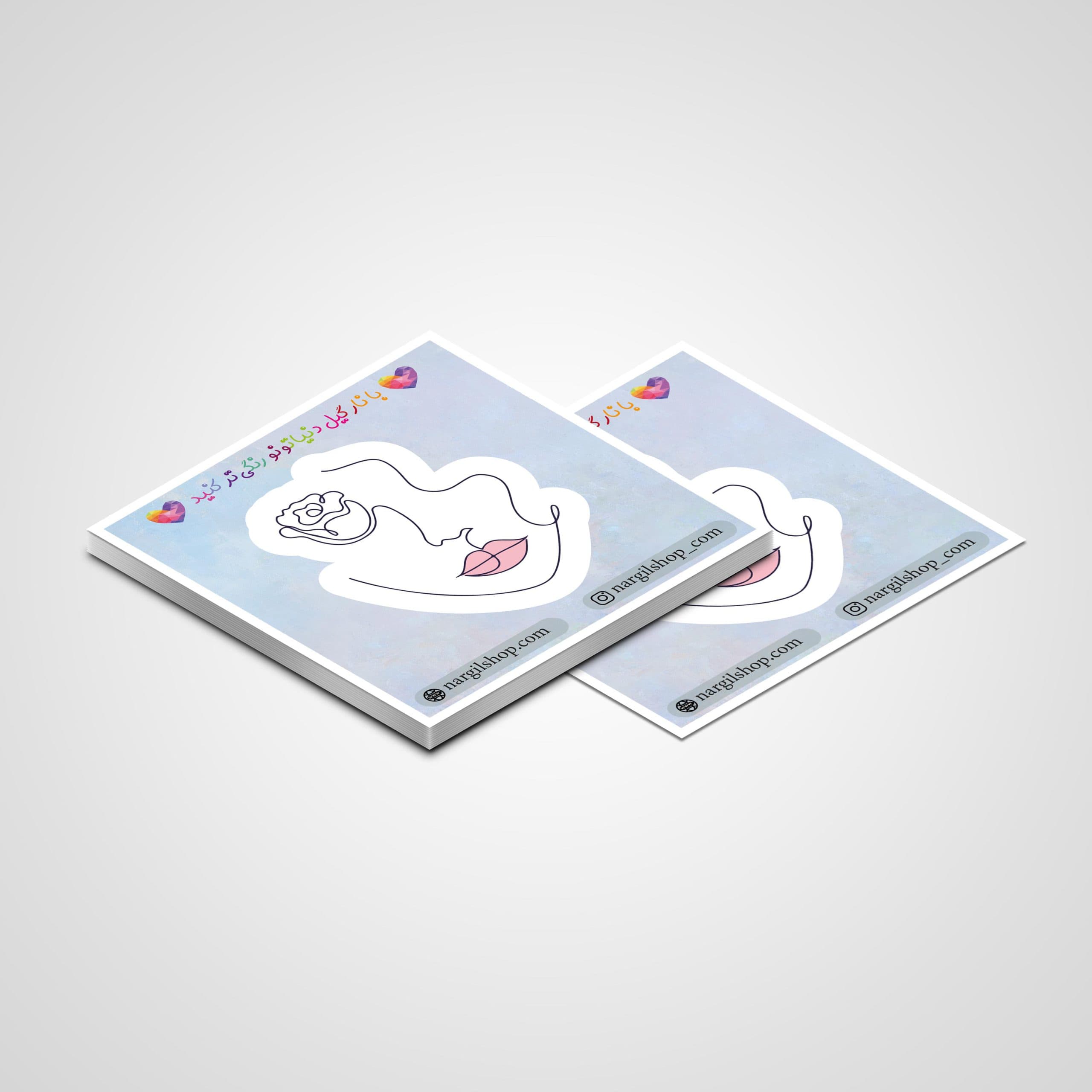 استیکر مینیمال 01 | Minimal sticker 01 — تصویر ۳