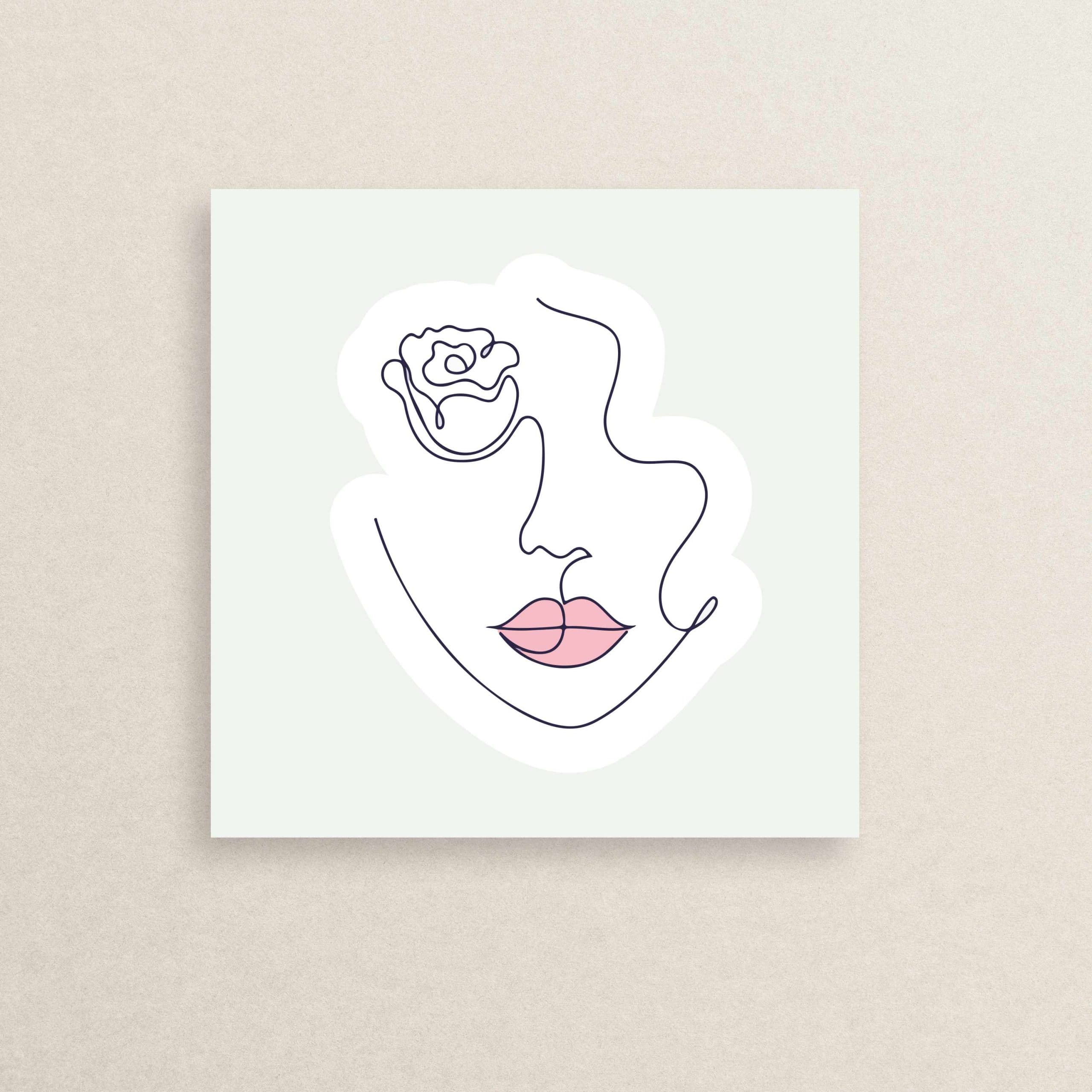 استیکر مینیمال 01 | Minimal sticker 01