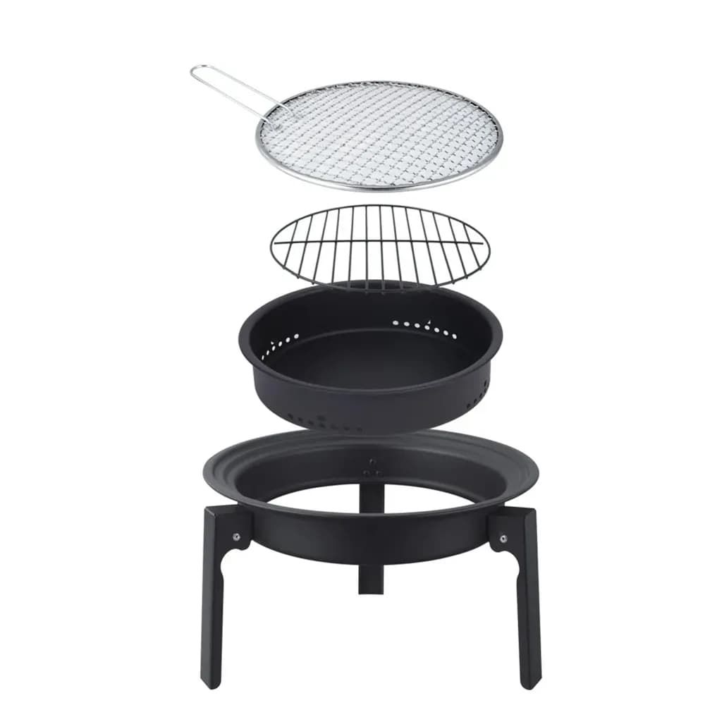 کباب پز و باربیکیو تاشو سفری گرین لاین مدل Grill Sphere — تصویر ۴
