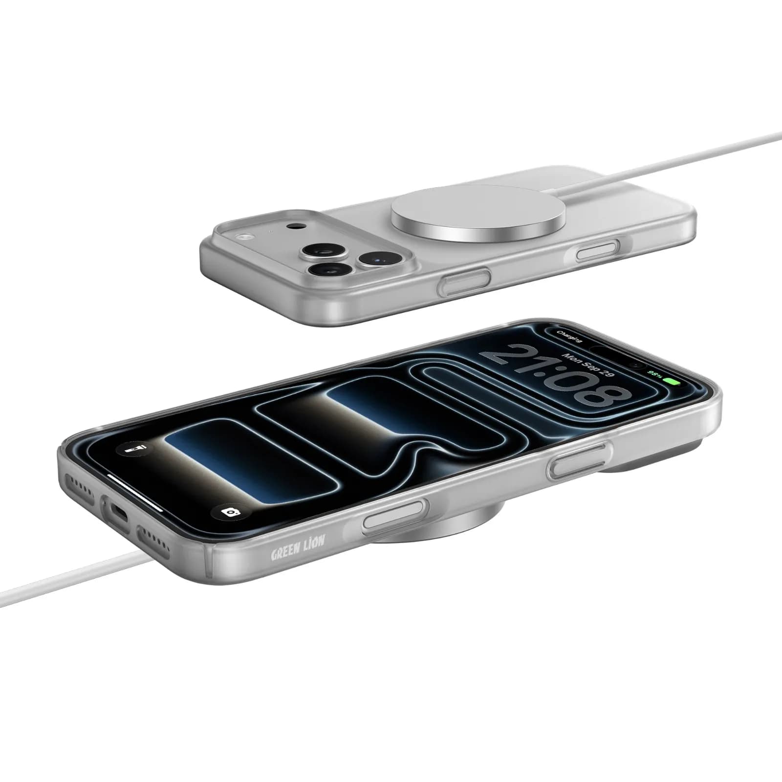 کاور مات iPhone 17 Pro مدل Delgado Matte MagSafe گرین لاین — تصویر ۴