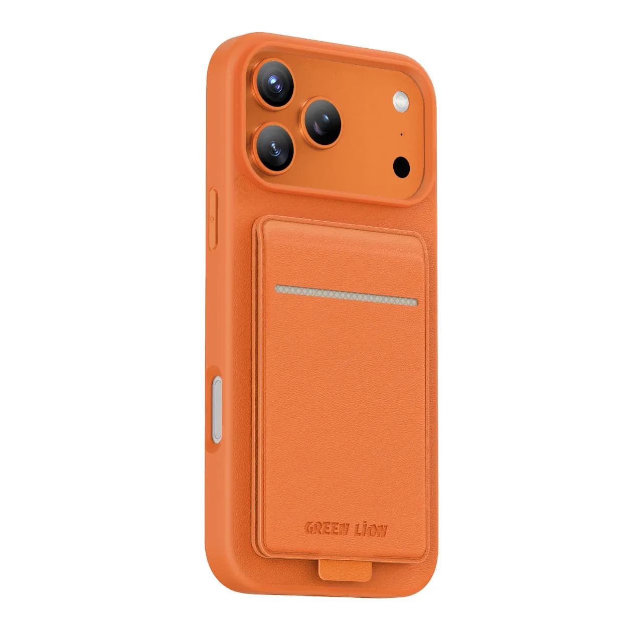 کاور چرمی iPhone 17 Pro مدل Regal Card Holder گرین لاین — تصویر ۴
