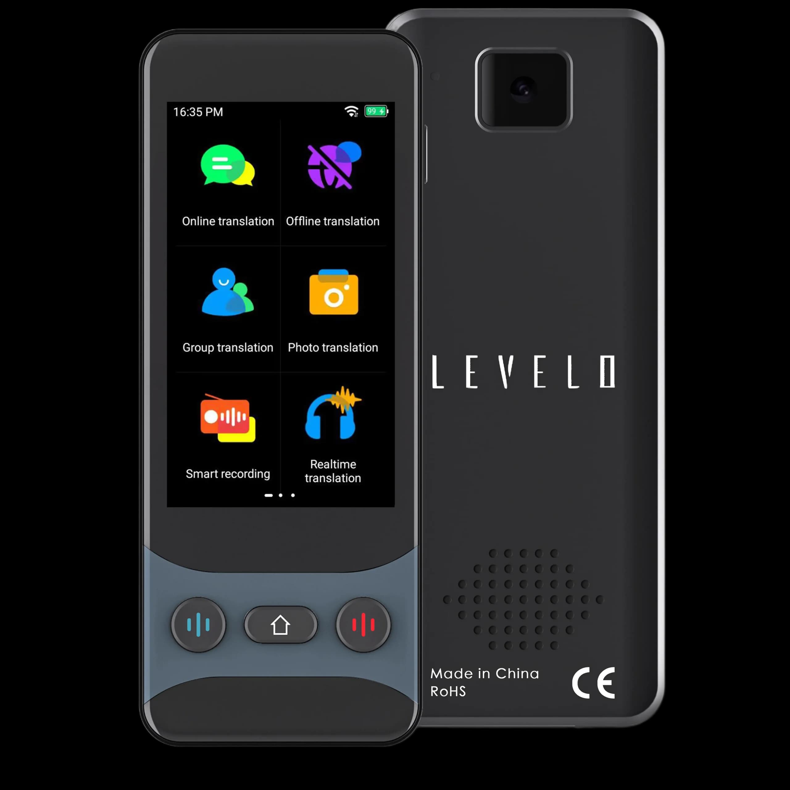 ترجمه‌کننده صوتی آفلاین و آنلاین مدل Levelo FluentLink