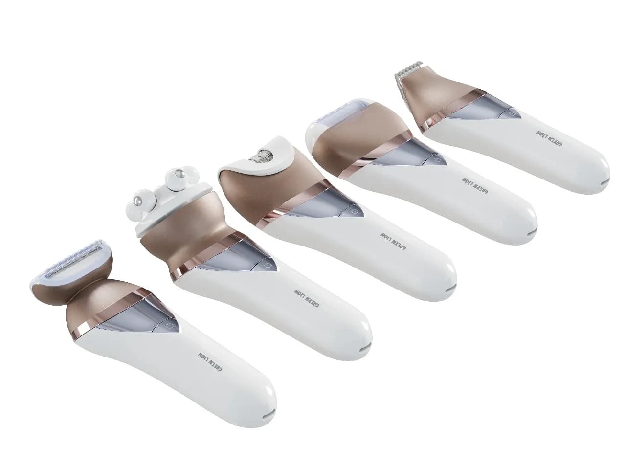 ست اپیلاتور ۵ کاره بدون سیم گرین لاین مدل 5in-1 Cordless Epilator Kit – سفید — تصویر ۵