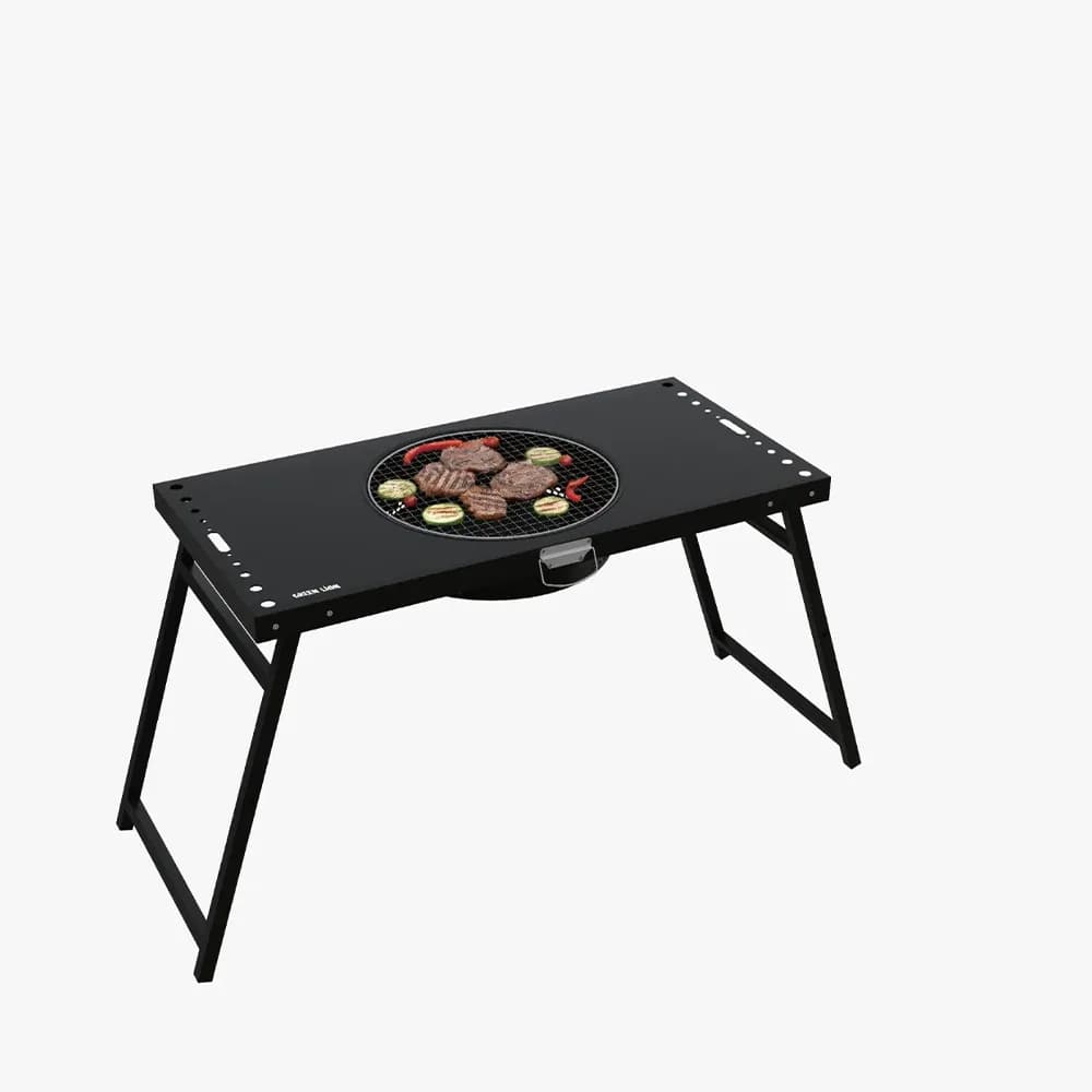 میز باربیکیو تاشو سفری گرین لاین مدل Portable BBQ Table