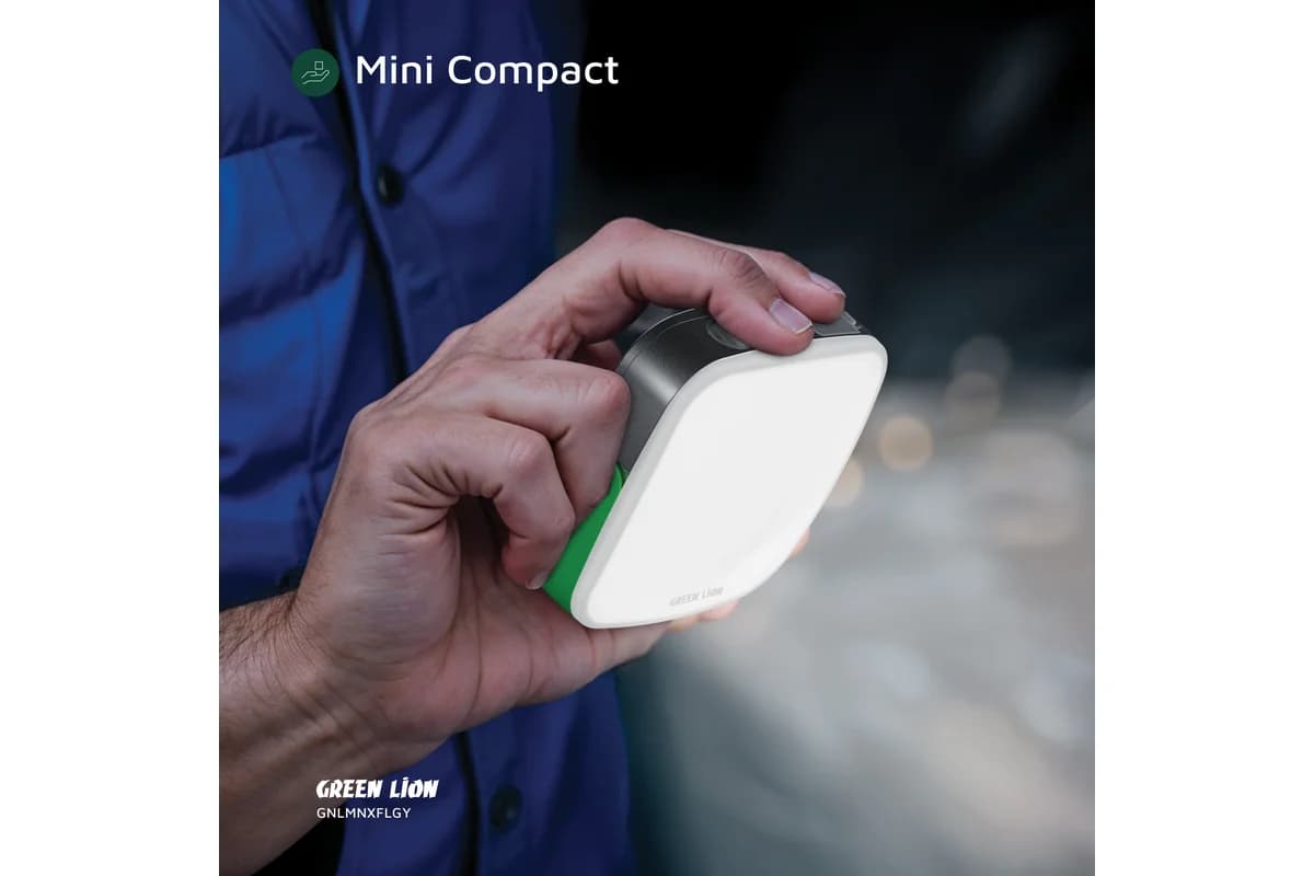 چراغ قوه و پاوربانک گرین لاین مدل Lumenix Portable LED Light (ضدآب) — تصویر ۲
