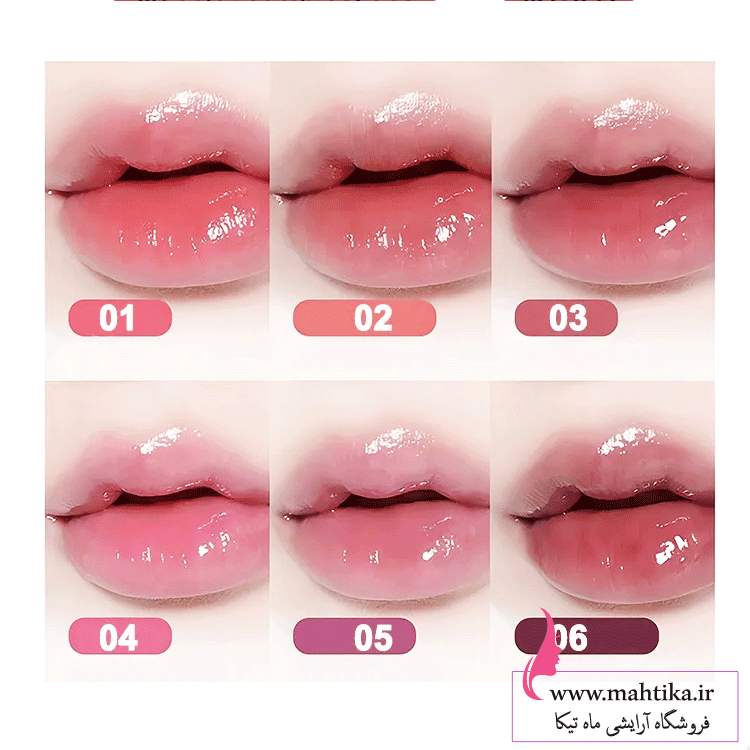 سرم رنگی لب تینت لب ژله ای پژواین PAGE VINE Lip Serum — تصویر ۵