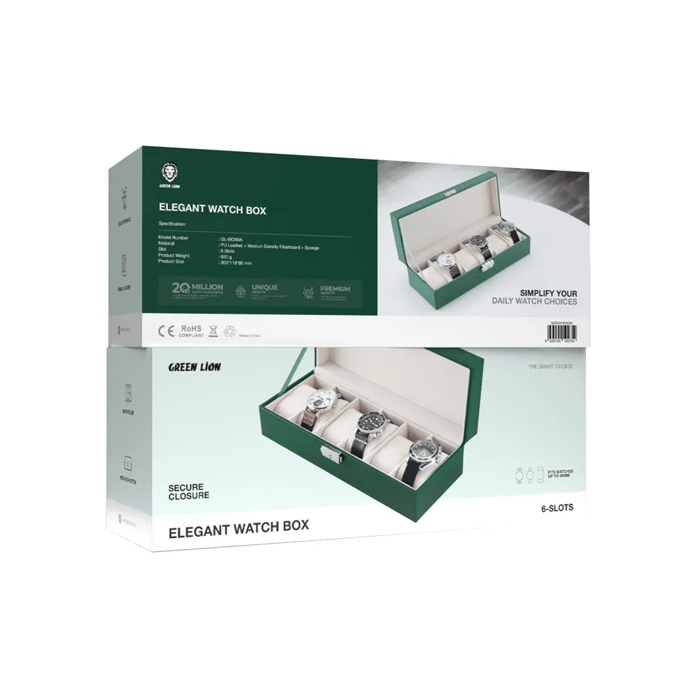 جعبه ساعت گرین لاین ۶ خانه مدل Elegant — تصویر ۲