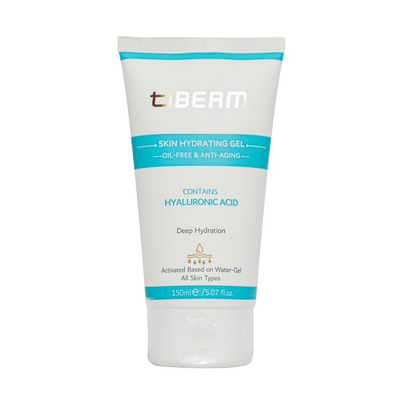 ژل آبرسان پوست ( هیدروژل ) تیبرم حجم ۱۵۰ میلی لیتر TIBERM