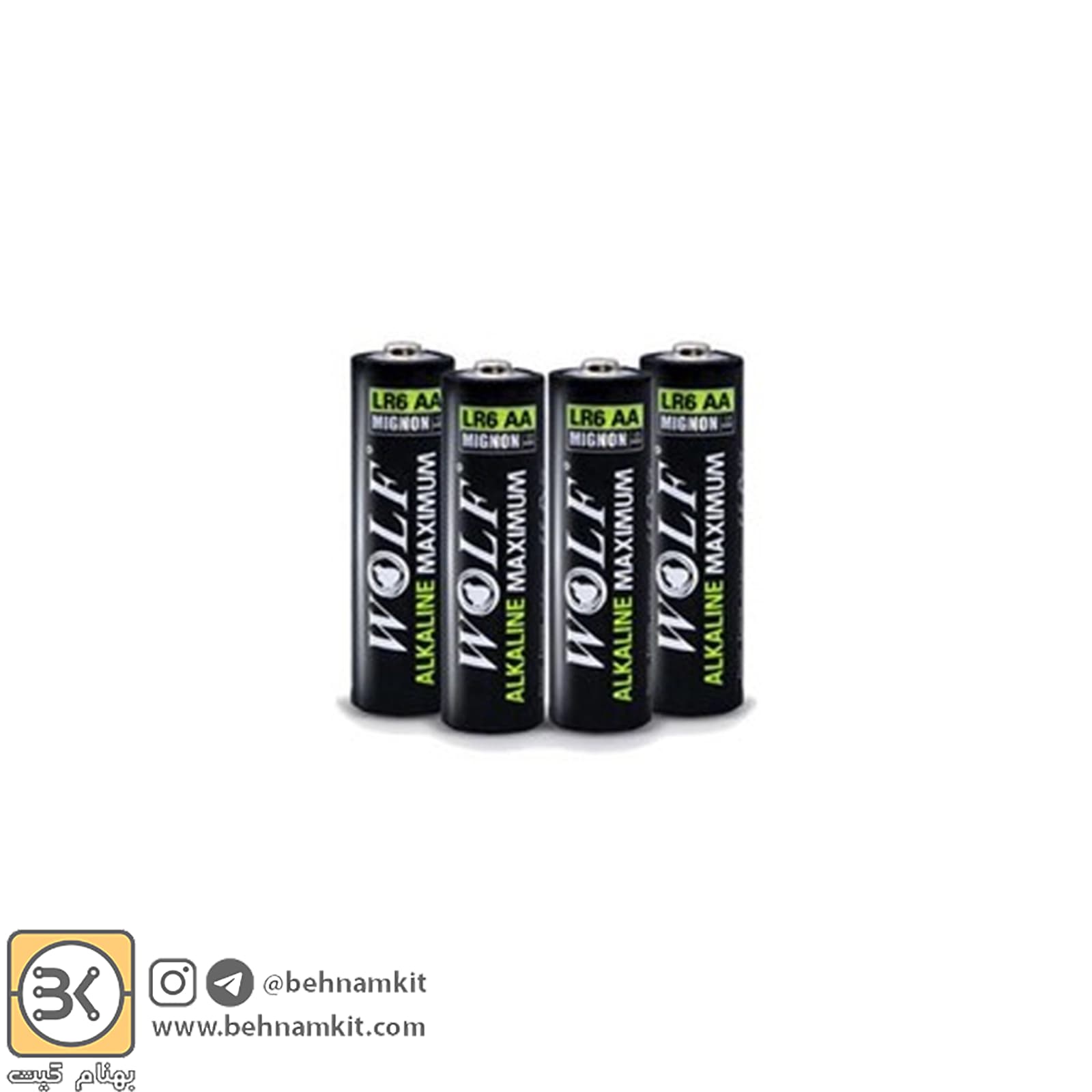 باطری قلم آلکالاین کارتی WOLF MAXIMUM