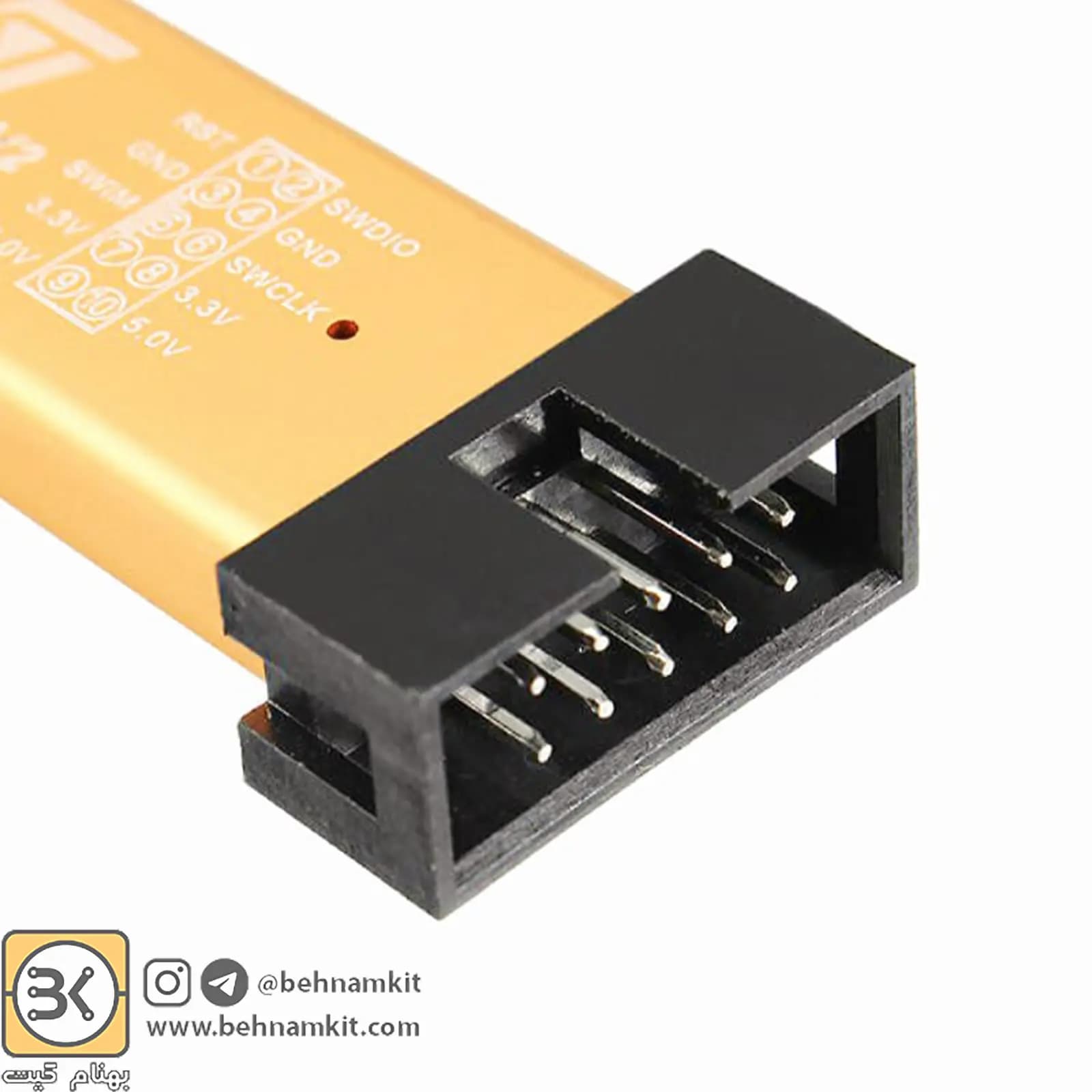 پروگرامر ST-Link V2 ویژه میکرو کنترلر های STM8 و STM32 — تصویر ۳