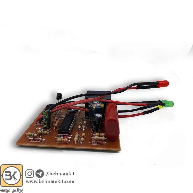 برد محافظ یخچال با LED سیم دار