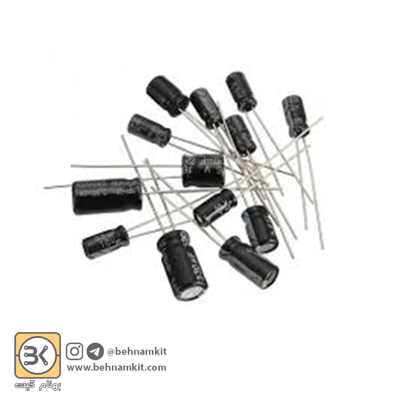 خازن شیمیایی (الکترولیت) 470u 50V