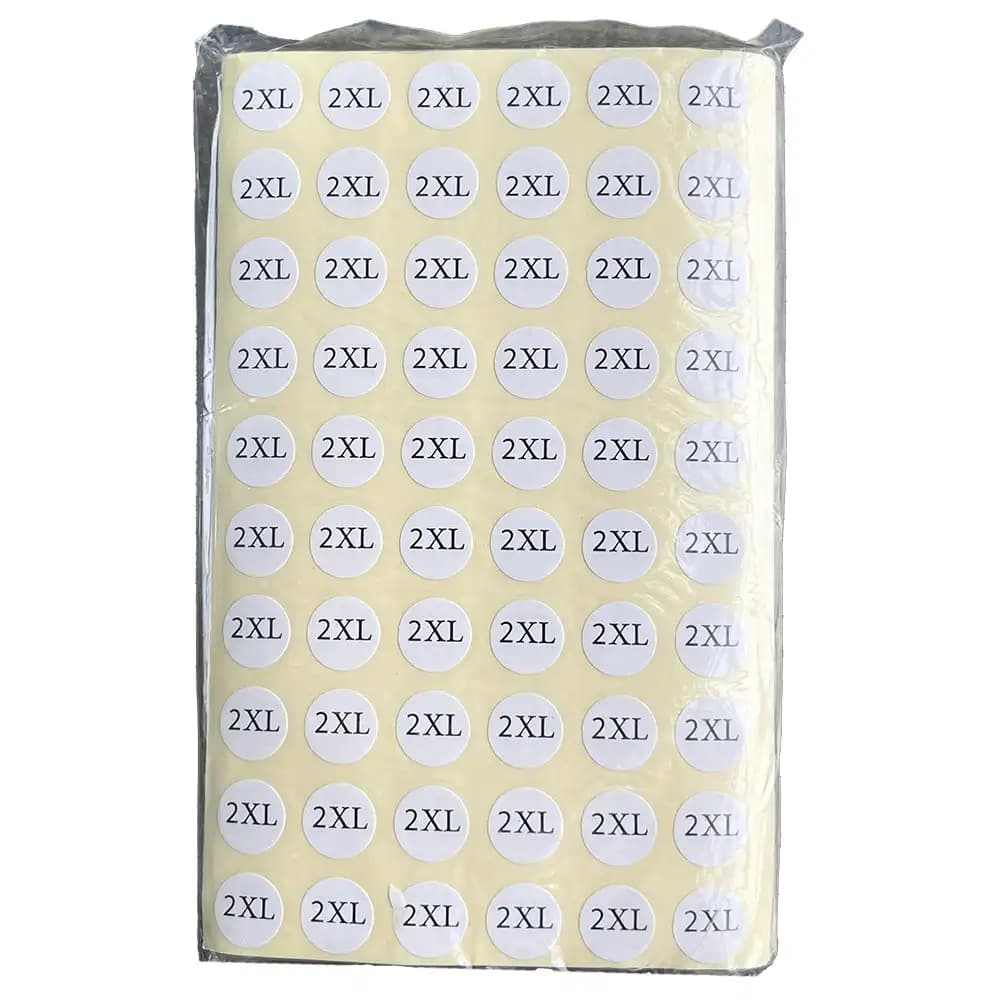 سایز برچسبی سایز دو ایکس لارج 2XL (یک بسته 100 عددی)