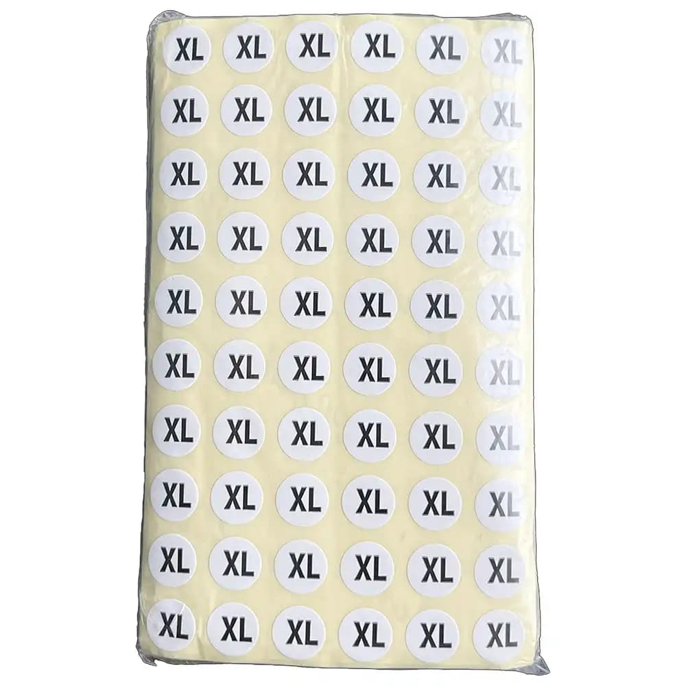 سایز برچسبی سایز ایکس لارج XL (یک بسته 100 عددی)