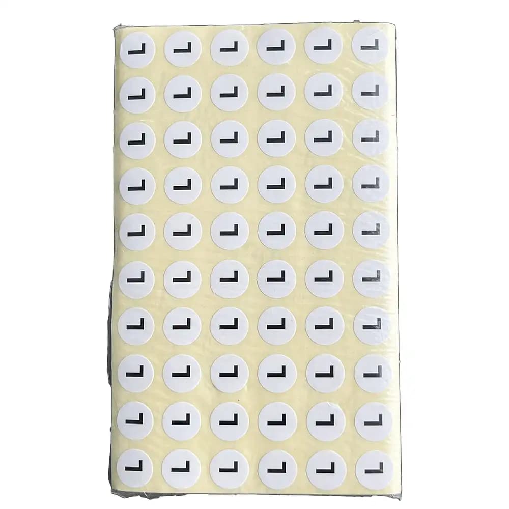 سایز برچسبی سایز لارج L (یک بسته 100 عددی)