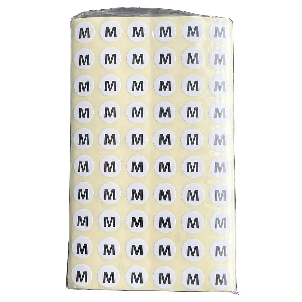سایز برچسبی سایز مدیوم M (یک بسته 100 عددی)