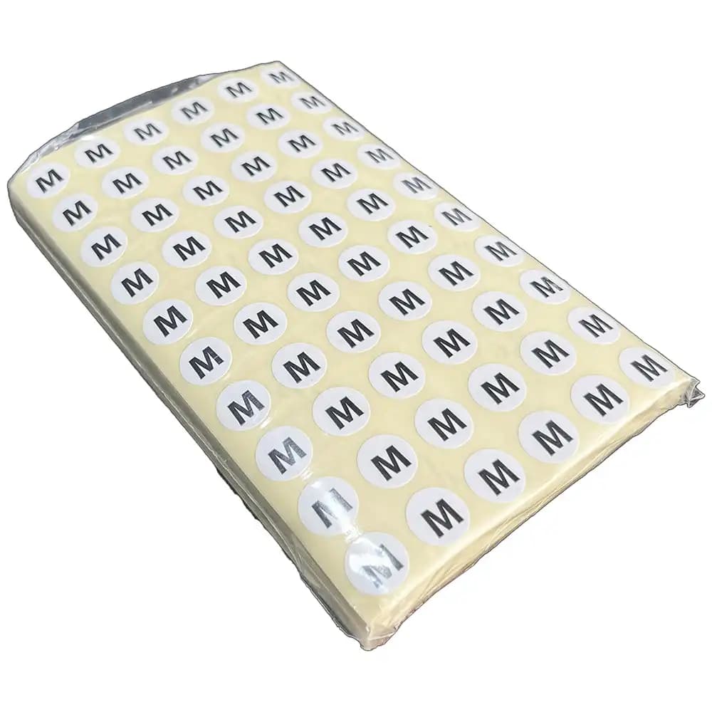 سایز برچسبی سایز مدیوم M (یک بسته 100 عددی) — تصویر ۲