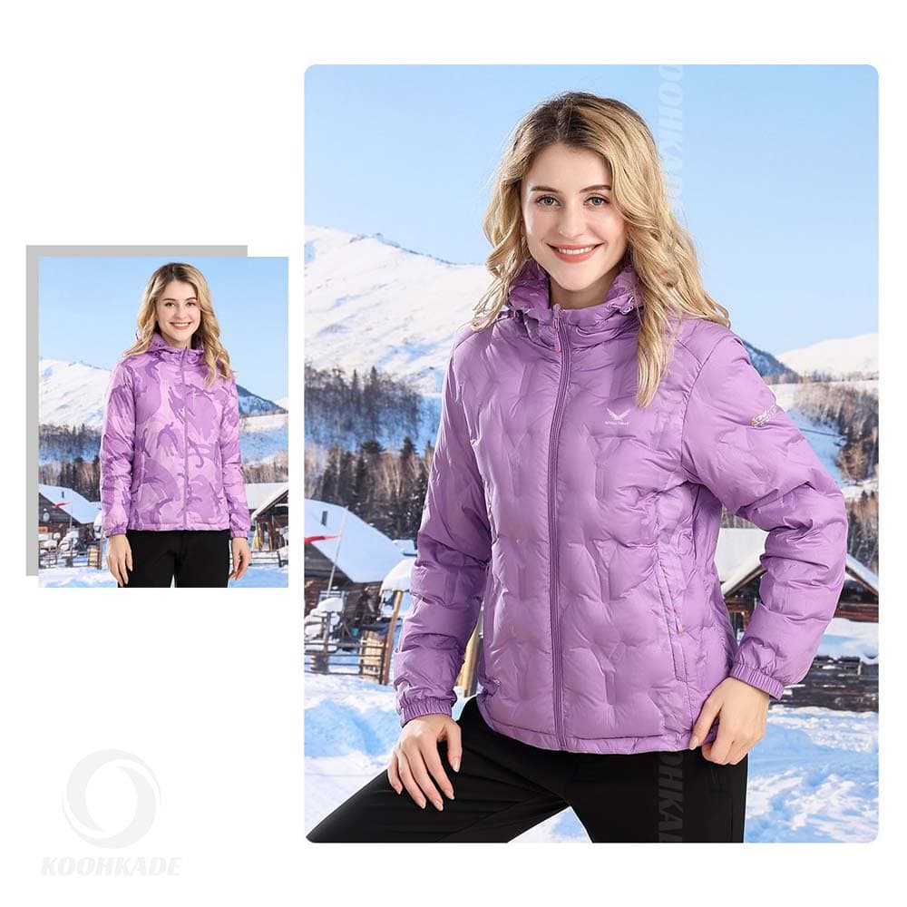 کاپشن تک پوش زنانه دورو SNOW HAWK 68598 — تصویر ۵