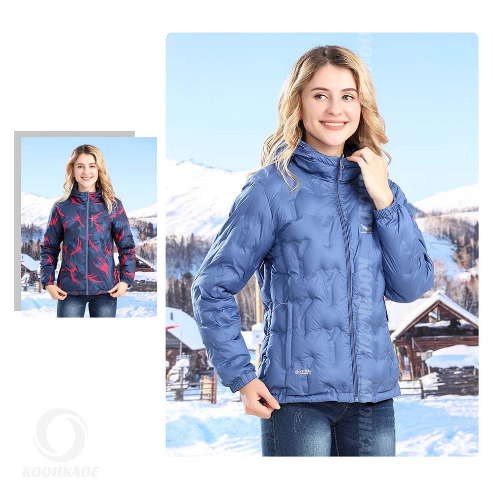 کاپشن تک پوش زنانه دورو SNOW HAWK 68598 — تصویر ۴
