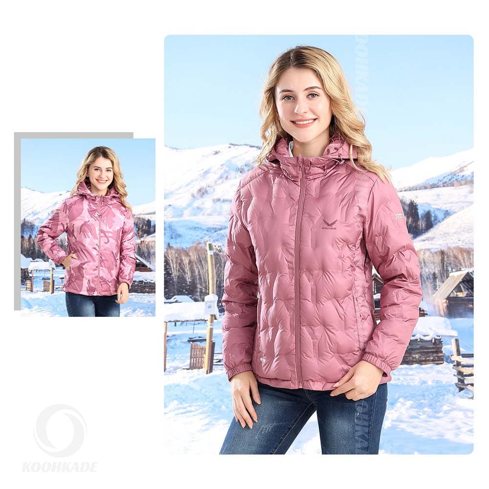 کاپشن تک پوش زنانه دورو SNOW HAWK 68598 — تصویر ۲