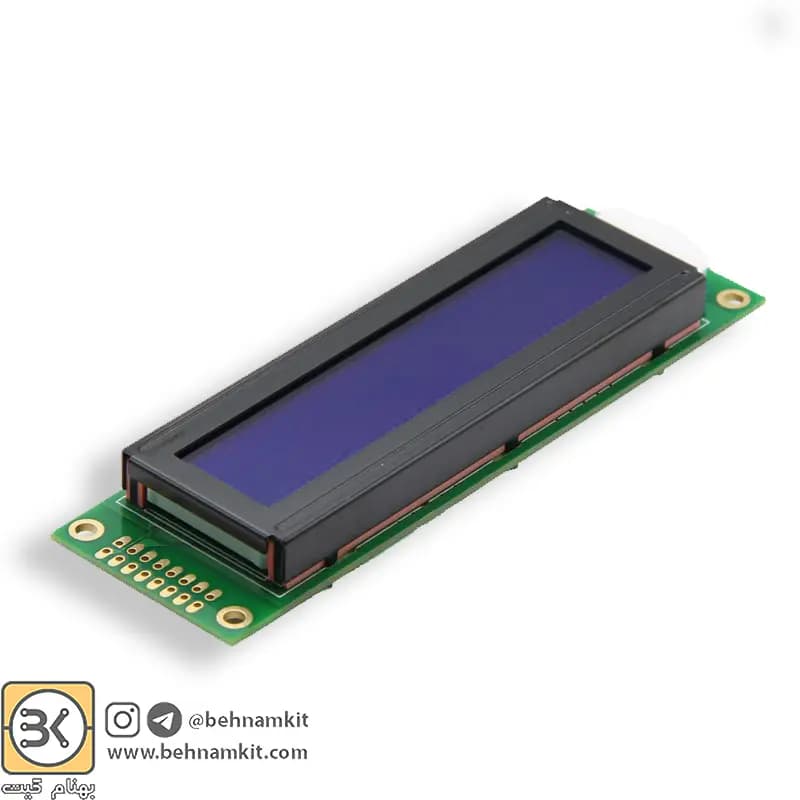 نمایشگر کاراکتری LCD 2 x 20 بک لایت آبی