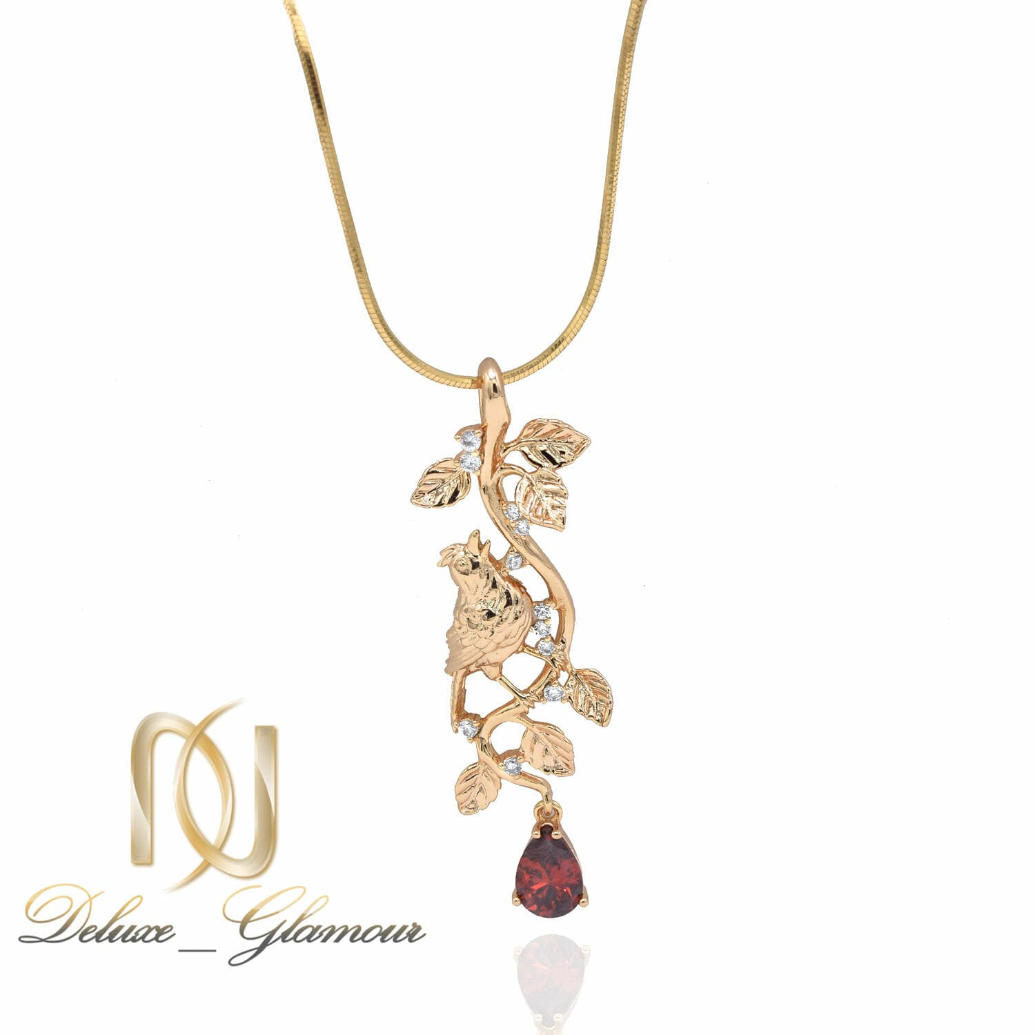 گردنبند ژوپینگ زنانه طرح پرنده