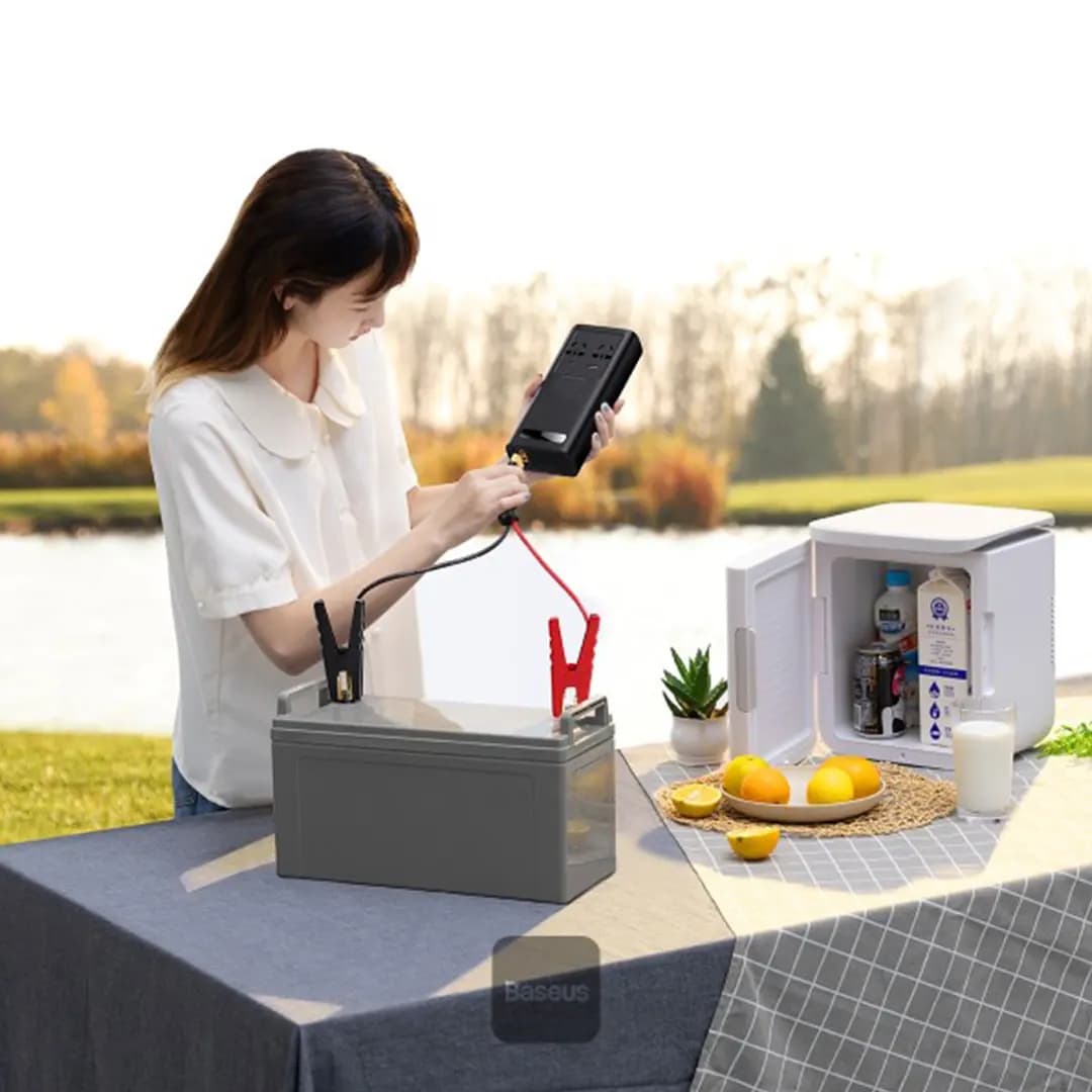 مبدل و اینورتر 500 وات باسئوس Baseus supersi power inverter — تصویر ۳