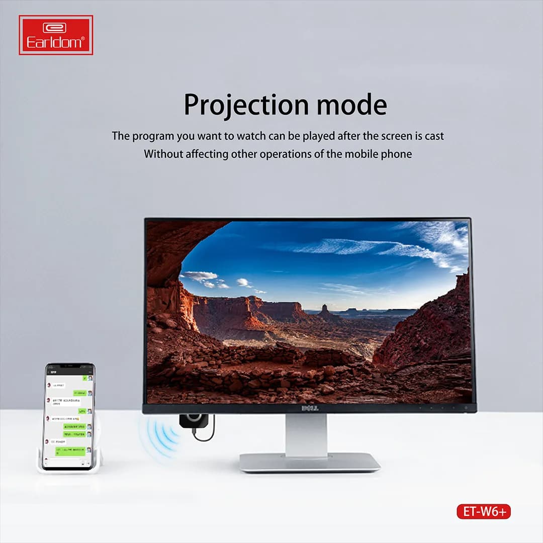 دانگل بی سیم ارلدام Earldom Hdmi ET-W6 Plus — تصویر ۴