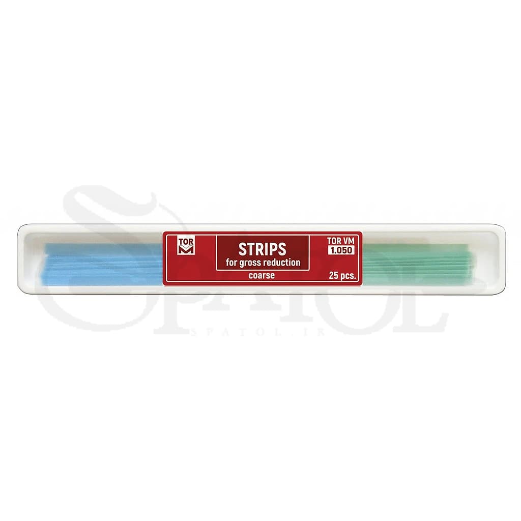 نوار پرداخت کامپوزیت Strips for Gross Reduction 1.050 برند Torvm نوار استریپ پالیش