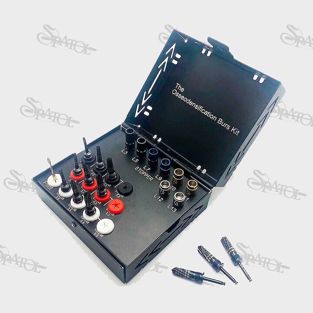 کیت کامل فرزهای تیتانیومی استودنسیفیکیشن Osseodensification kit