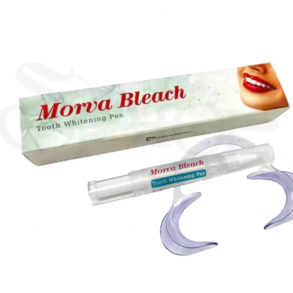 قلم بلچینگ هوم سفید کننده (تک قلم)مروابن Morva Bleach Pen Morvabon — تصویر ۲