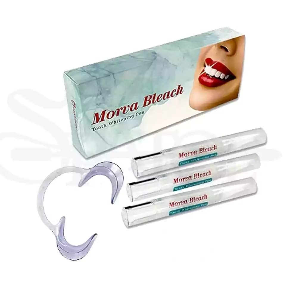 قلم بلچینگ هوم سفید کننده (تک قلم)مروابن Morva Bleach Pen Morvabon — تصویر ۳