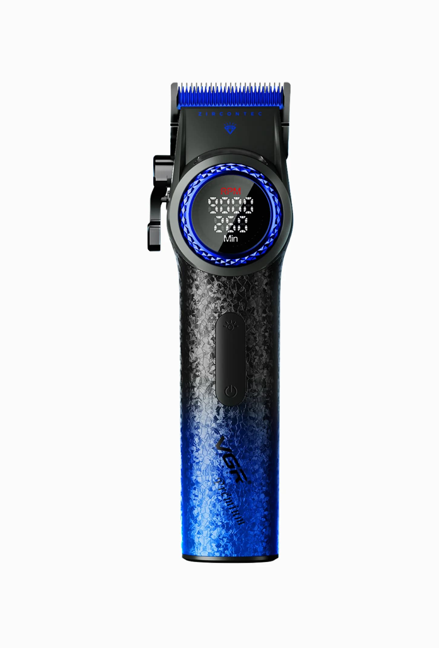 ماشین اصلاح حرفه‌ای VGR مدل V-001 Blue Edition | موتور 9000 دور بلوبری — تصویر ۳