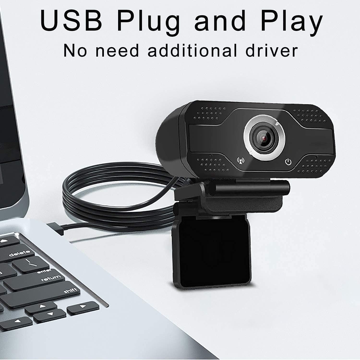 وب‌کم با میکروفون و دوربین 1080P HD برند zilink مدل Cmos — تصویر ۶