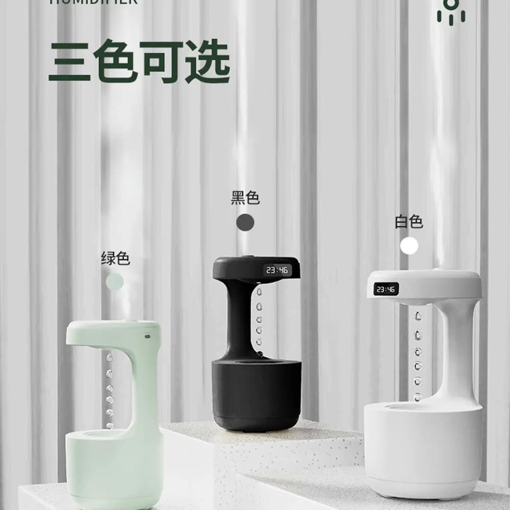 دستگاه رطوبت ساز و تصفیه کننده هوا واندرویش مدل WonderWish Anti-gravity Air Humidifier 800ml LZ599 — تصویر ۷