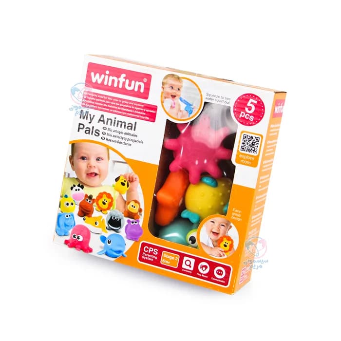 پوپت 5 تیکه حیوانات دریا وین فان 7118 Winfun — تصویر ۲