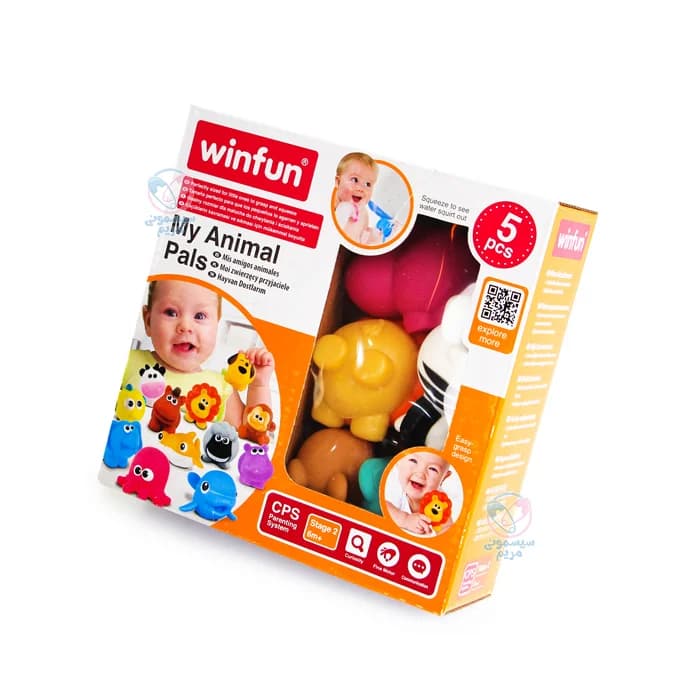 پوپت 5 تیکه حیوانات وحشی وین فان Winfun 1303 — تصویر ۲
